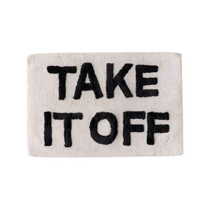 Bath Mat With Text