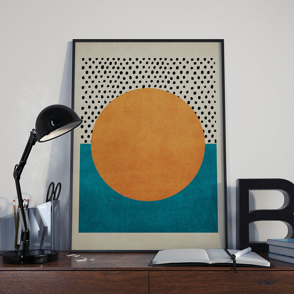 Retro Abstract Art Poster