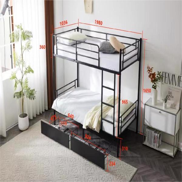 Detachable Bunk Bed With Drawers