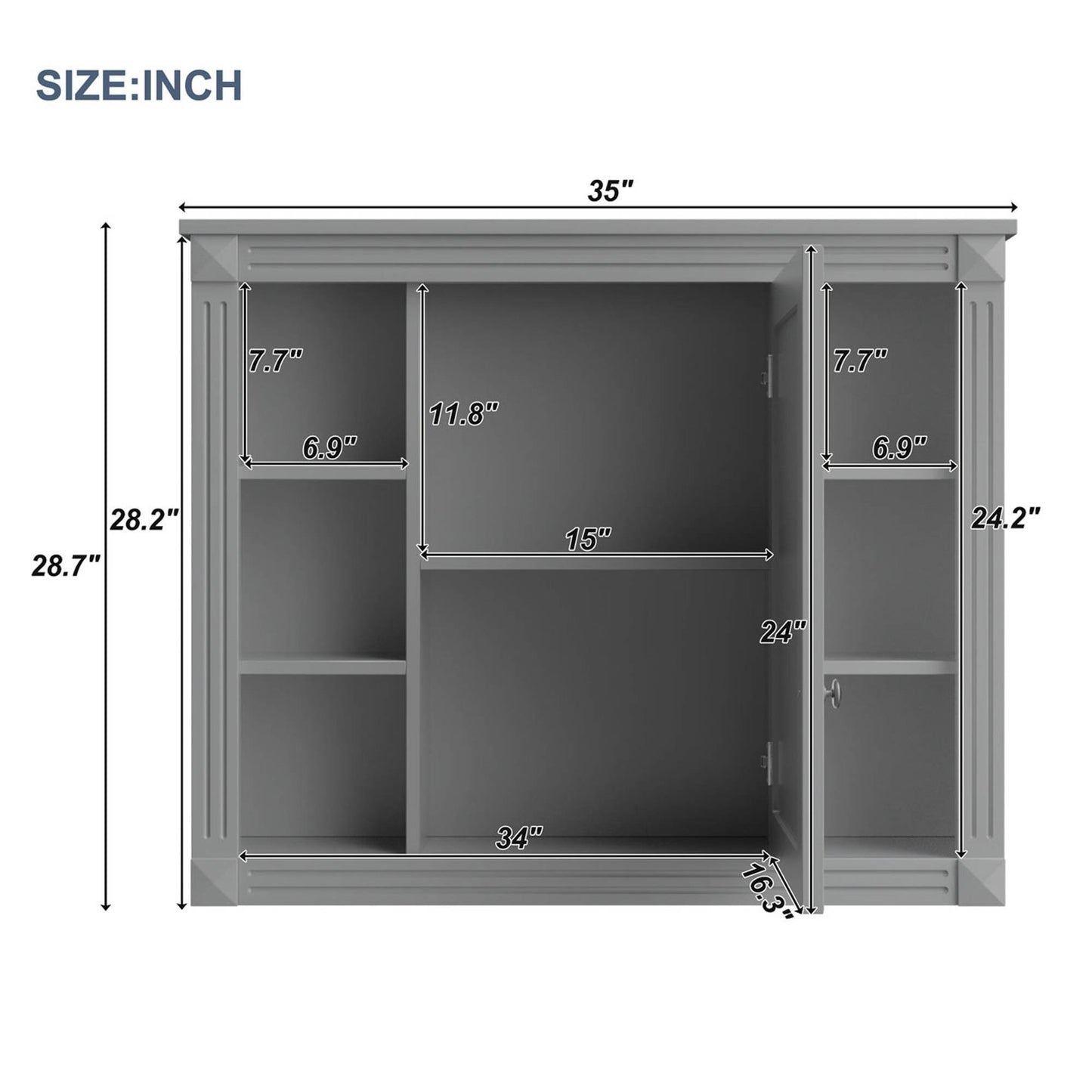 Wall Mounted Vanity Cabinet