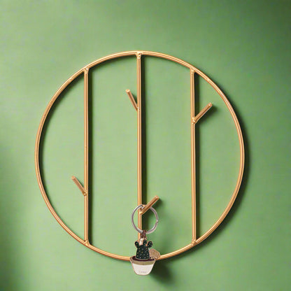 Geometric Key and Jewelry Hooks