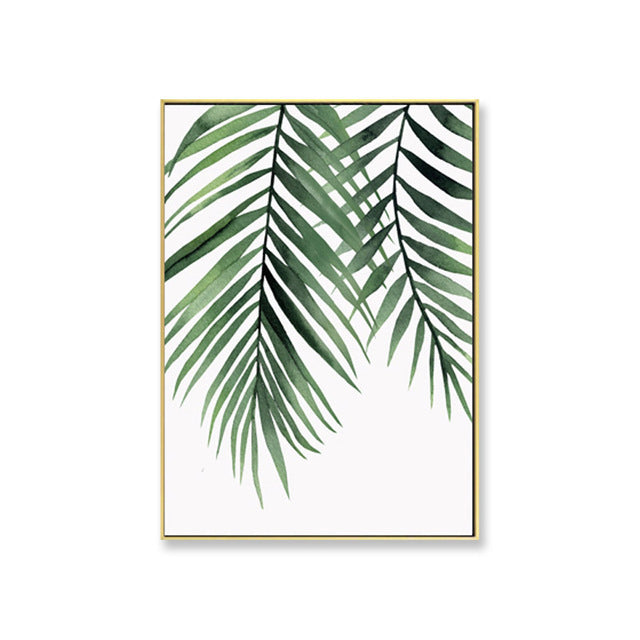 Canvas Plant Painting