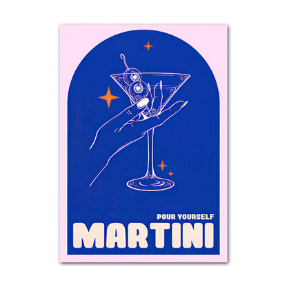 Bar Style Printed Drink Posters