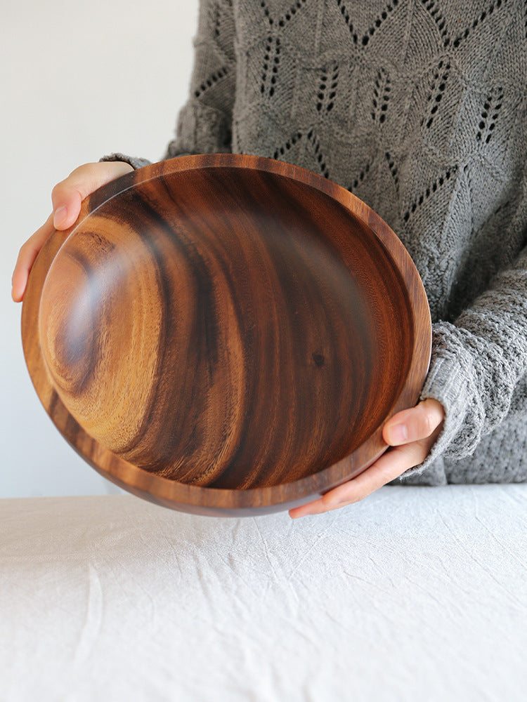 Natural Wood Carved Bowls