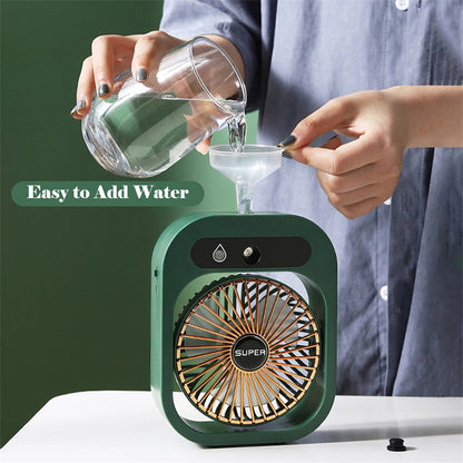 Misting Desk Fan Humidifier