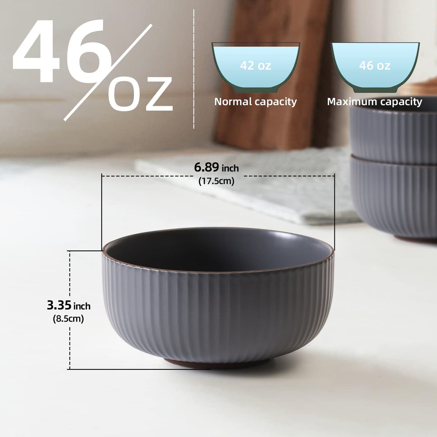 4-Piece Ceramic Bowl Set