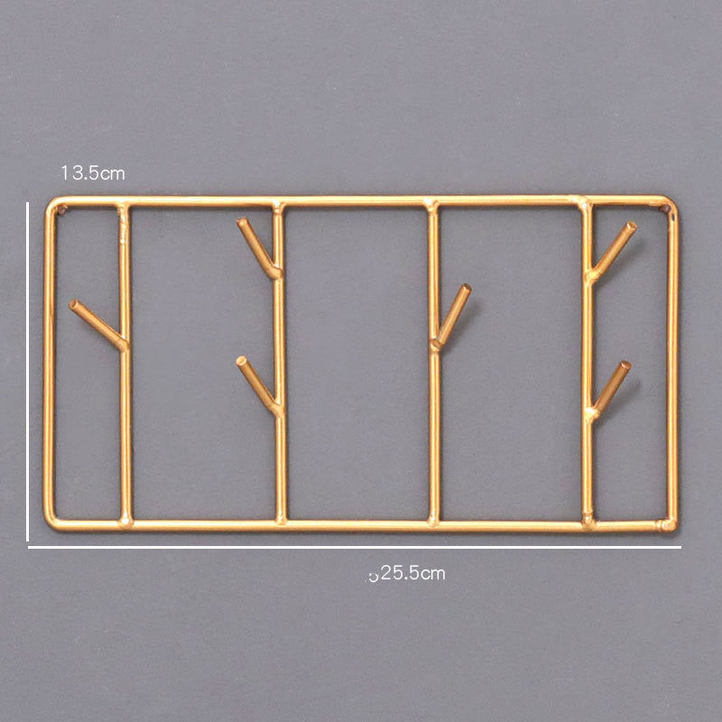 Geometric Key and Jewelry Hooks