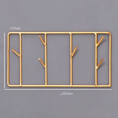 Geometric Key and Jewelry Hooks