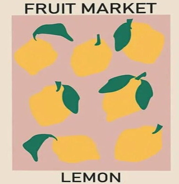 Fruit Print Poster