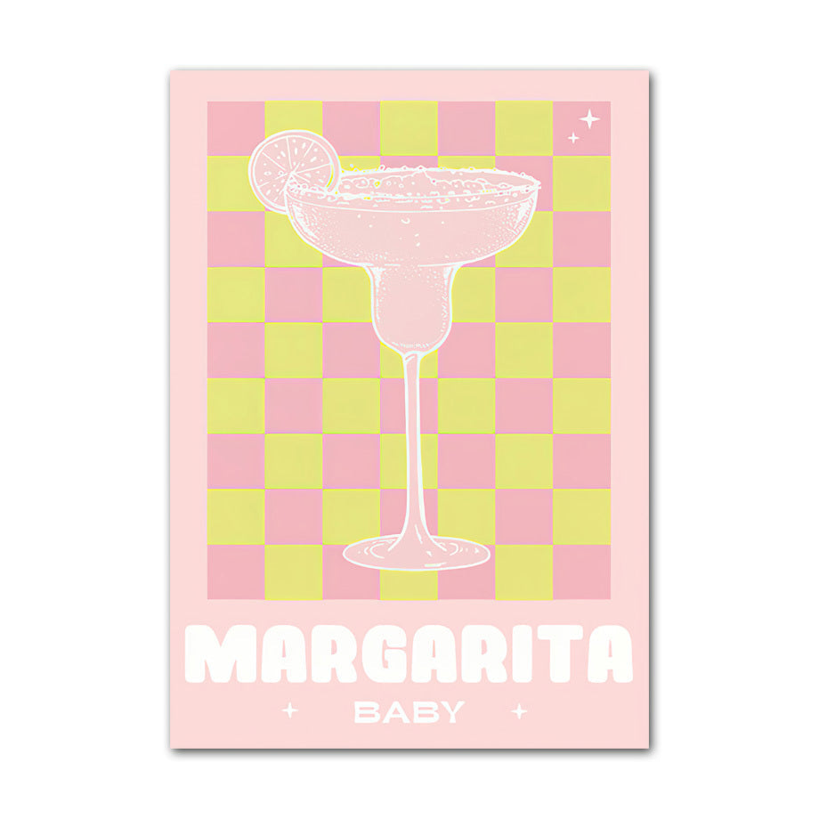 Bar Style Printed Drink Posters