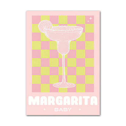 Bar Style Printed Drink Posters