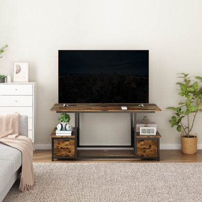 Dual-Storage Coffee Table