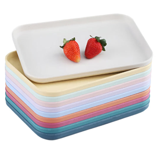 Stackable Colored Serving Trays